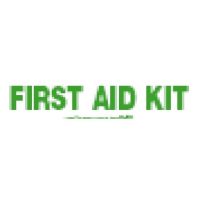 Sticker, "First Aid Kit"