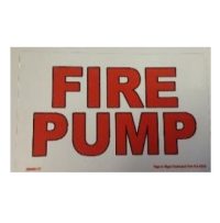 Sticker, "Fire Pump"