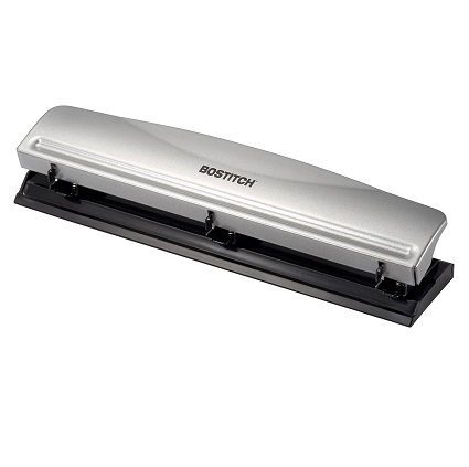 3 Hole Punch, 12 Sheet Capacity