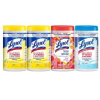 Lysol Disinfectant Wipes, 4ct