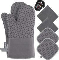 Oven Mitts and Pot Holders 6pcs