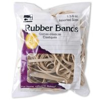 Rubber Bands, Assorted Sizes