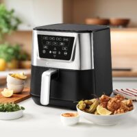 Alternative view of Air Fryer, Large 6-Quart