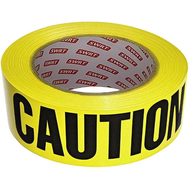 Yellow Caution Tape, 3 Inch x 1,000FT